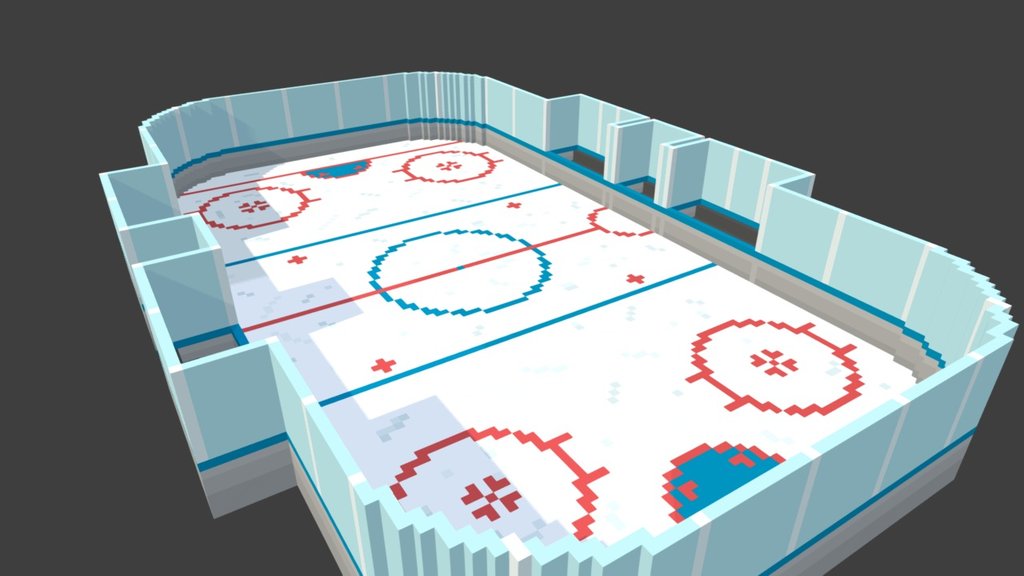 Voxel Hockey Rink