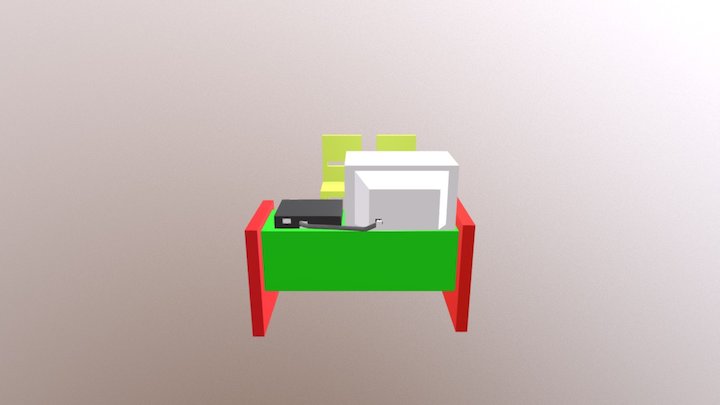 Ruang Nonton Tv 3D Model