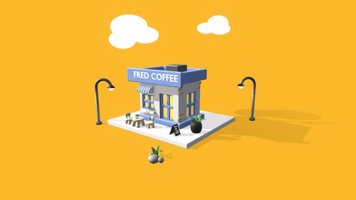 Fred Coffee 3D Model