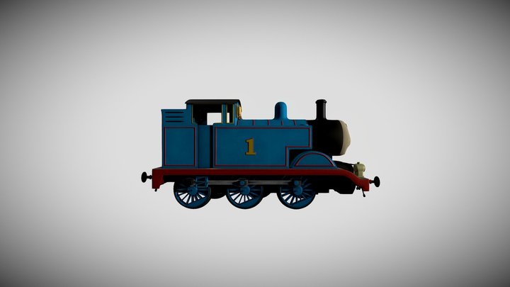 Thomas The Tank Engine (Official CGI Model) 3D Model