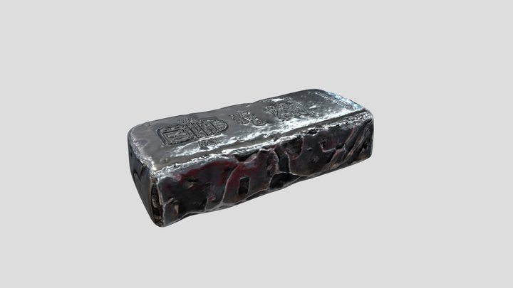 Low Poly Steel Bar – Modelo 3D gratuito STL