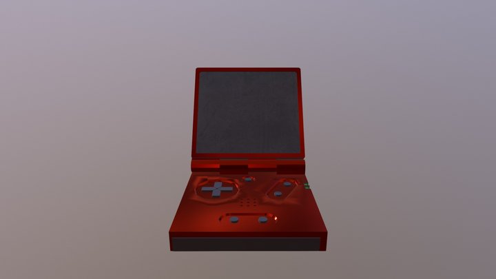 Gameboy 3D Model