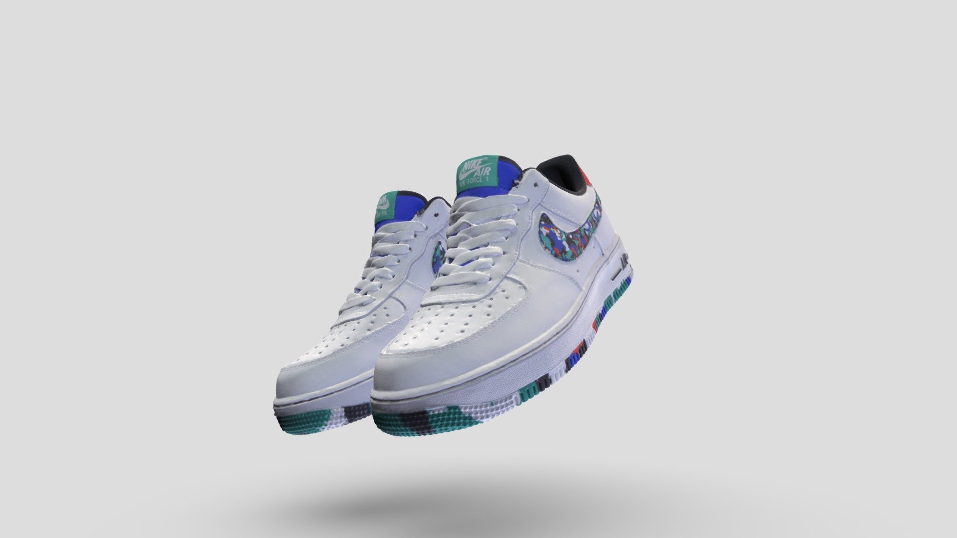 nike air force multicolor