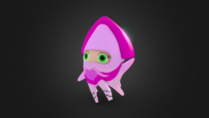 Blopper Fairy Princess 3D Model