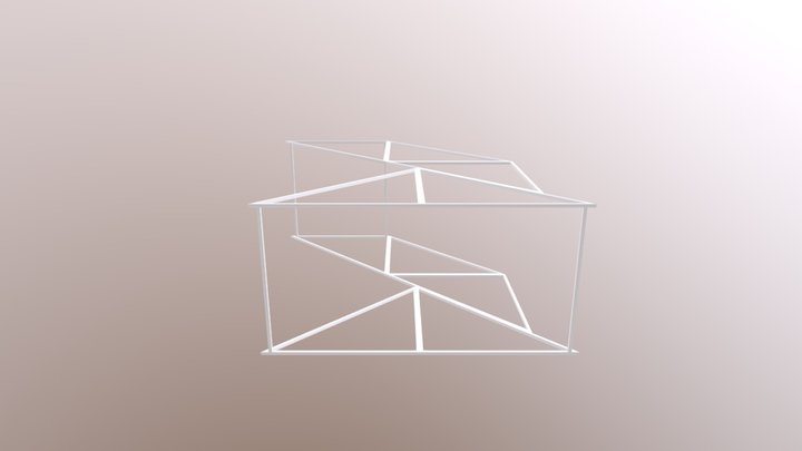 Triangle Kiosk1 3D Model