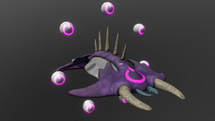 Beat Invaders - Alien boss 3D Model