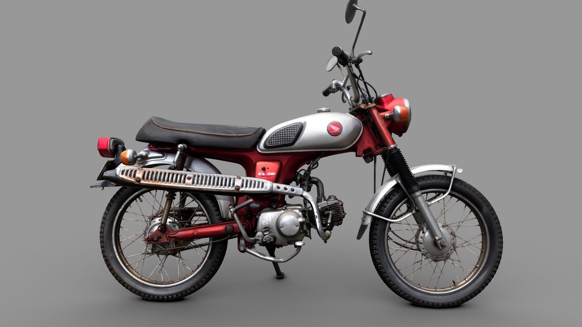 HONDA_CL50 - 3D model by SuperScanStudio [4f5061c] - Sketchfab