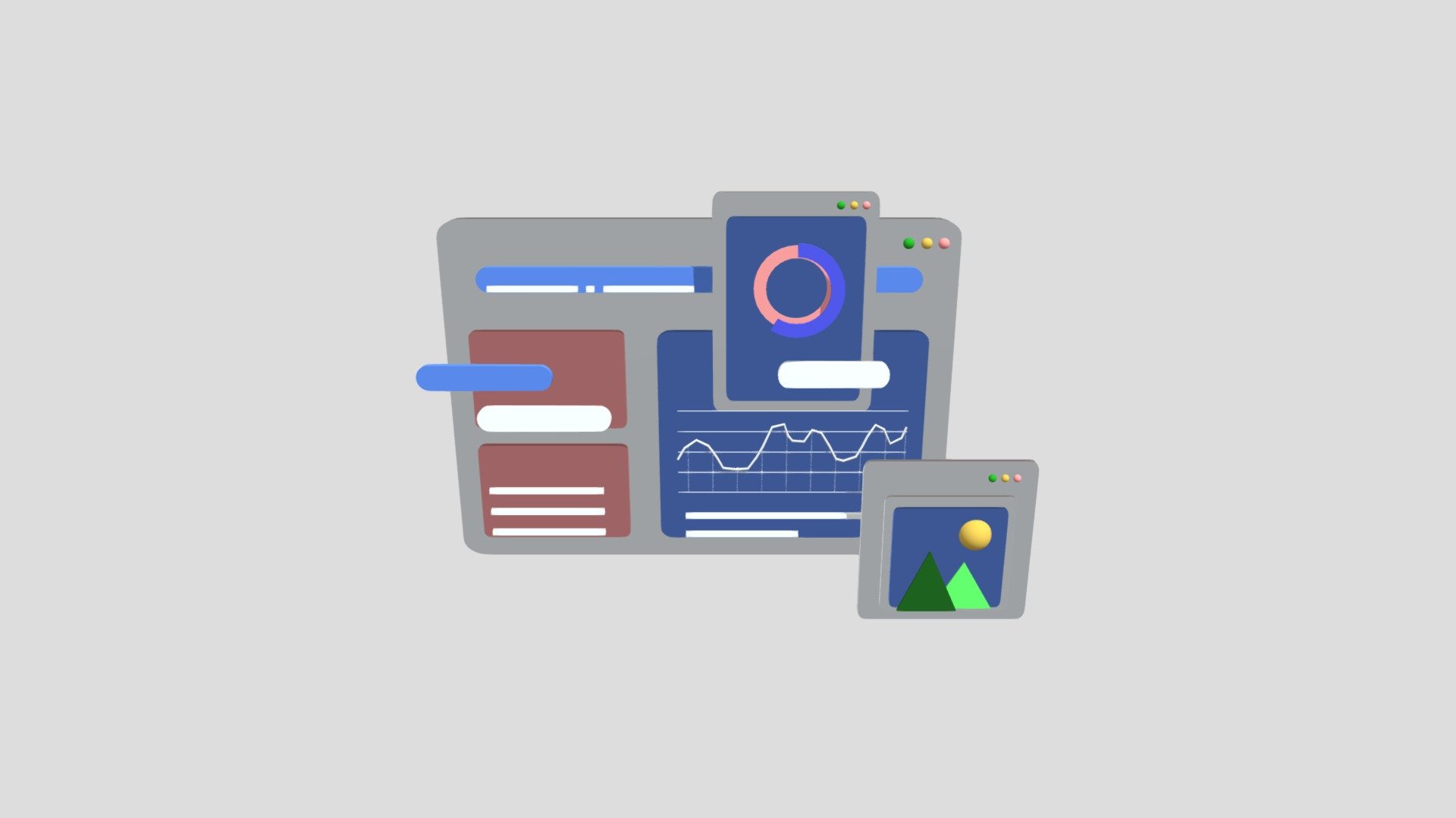 WebPage UI - Download Free 3D model by priyanshurijhwani [4f508ea ...