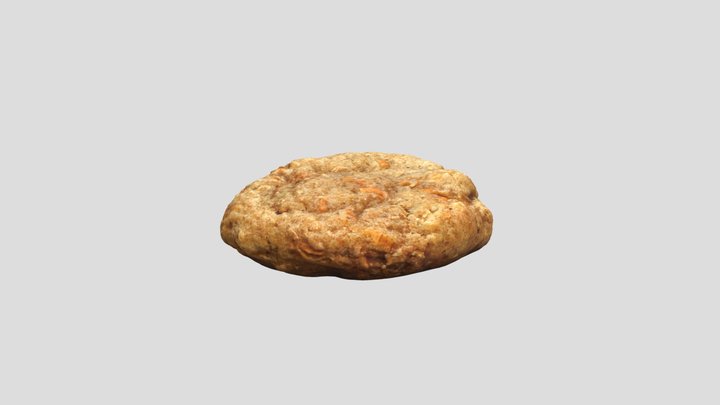 Carrot Cookie 3D Model