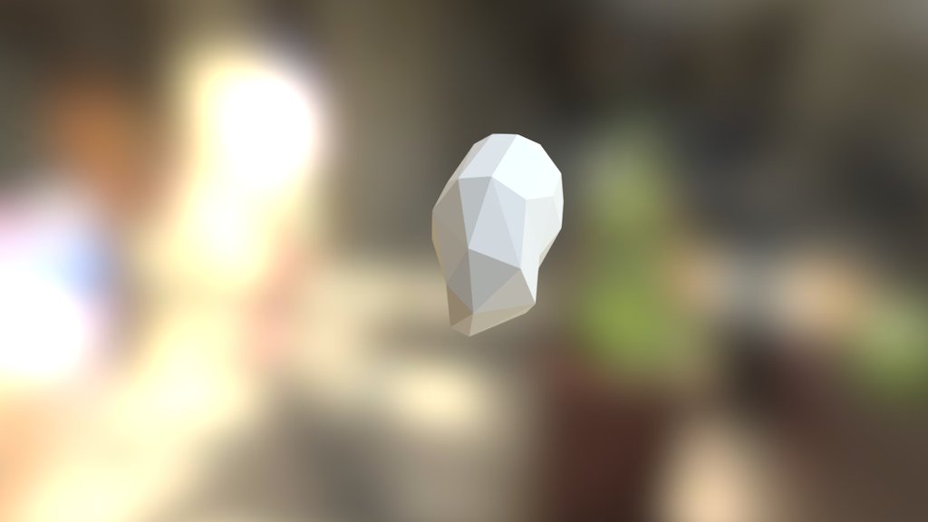 Low Poly Puffy Cloud