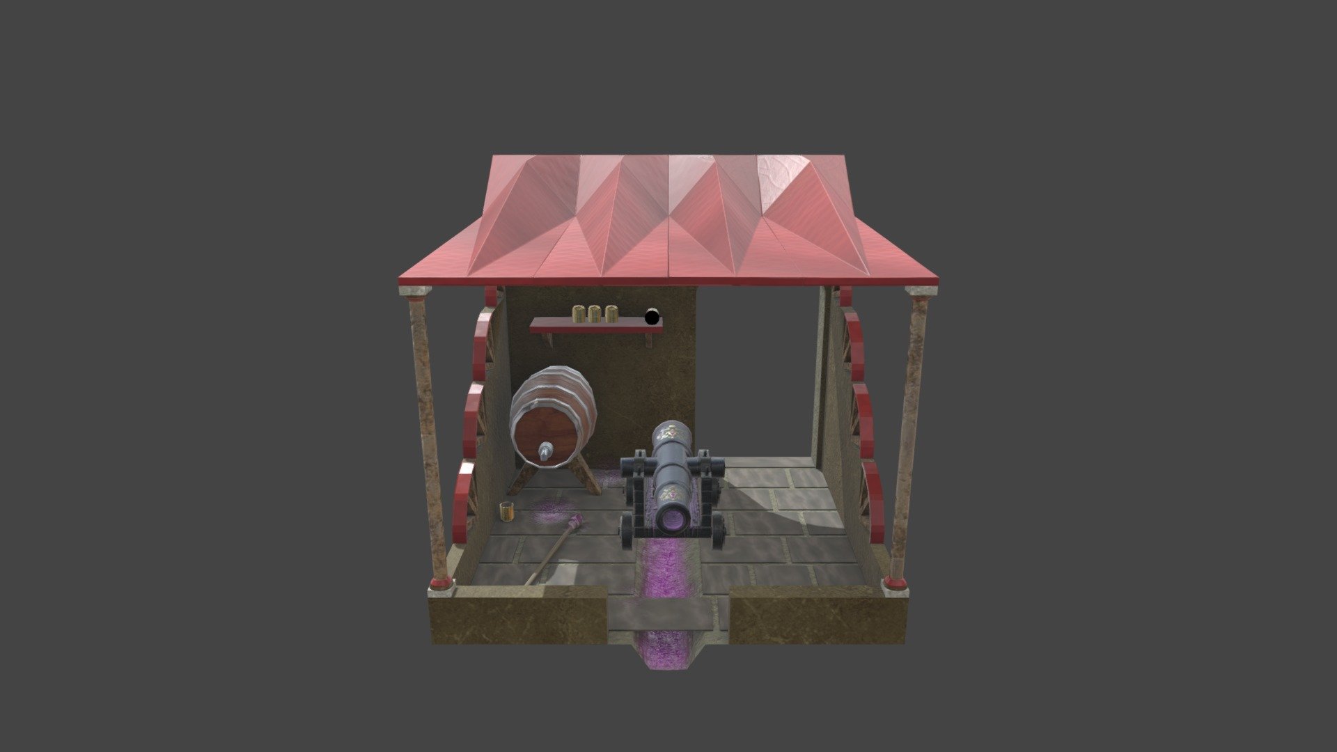Cannon+Environment Textured