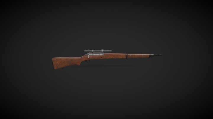 M1903A4 - Springfield 3D Model