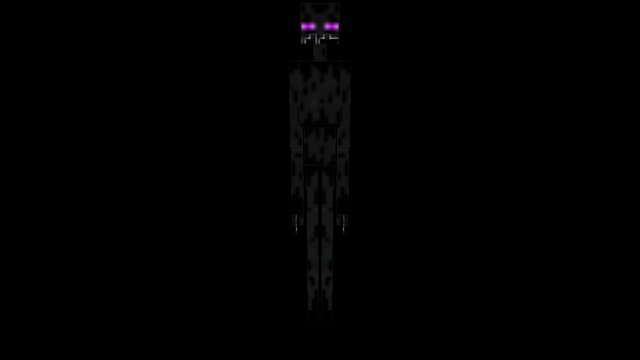 Skeleton MC'S Mutant Enderman Rig 3D Model