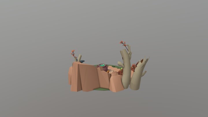 Witch cauldron 3D Model