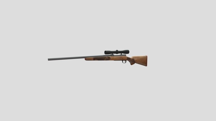 Bolt-action rifle (low police) – Modello 3D gratuito STL