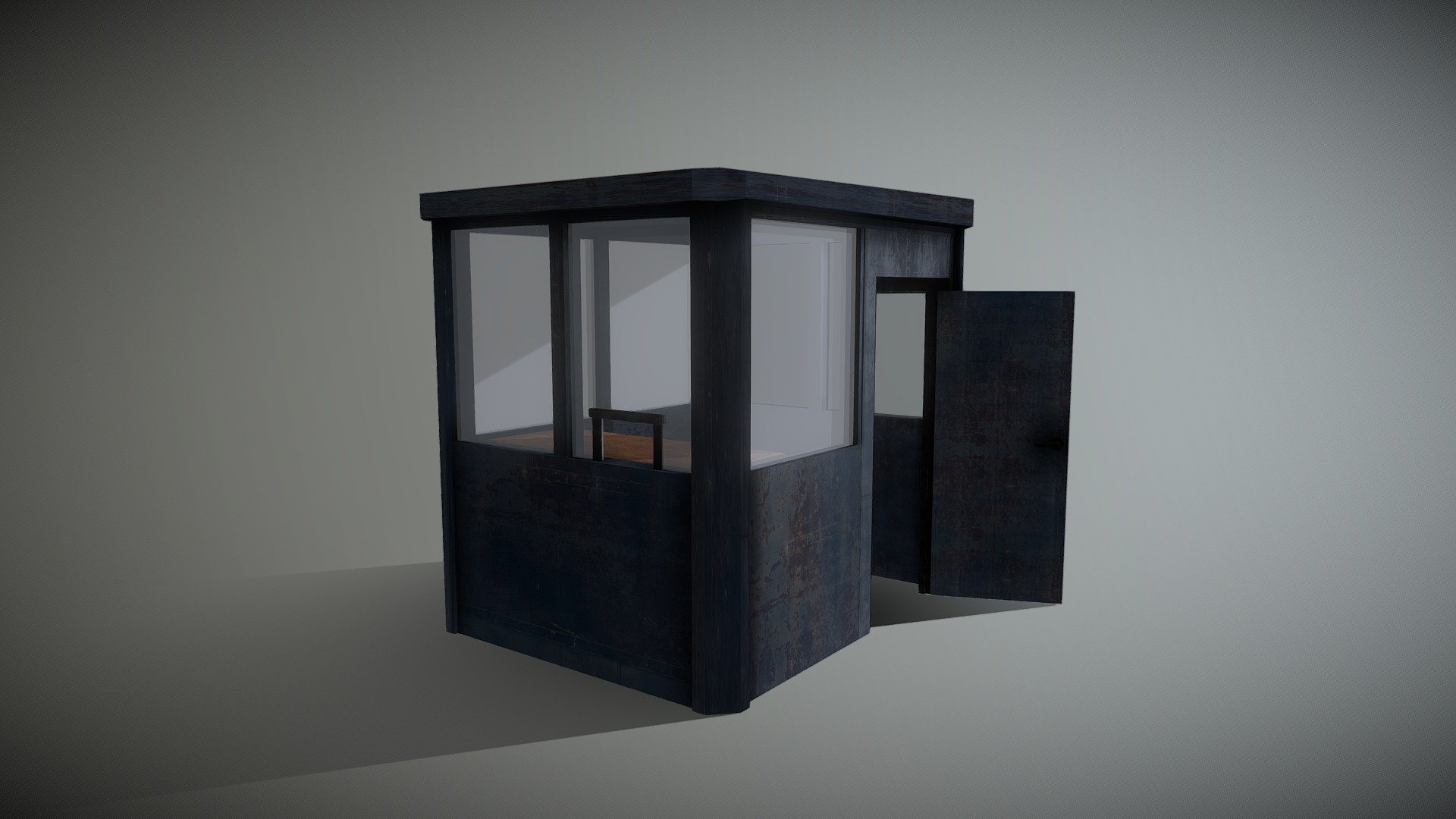 Security/Parking Booth - Game Asset - Download Free 3D model by ...