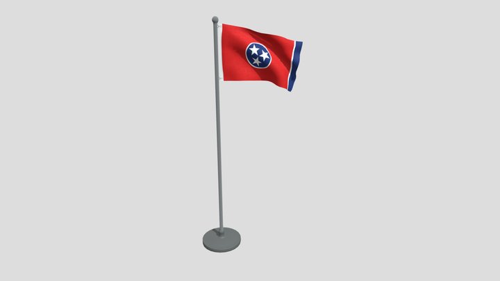 Animated Flag Of Tennessee State