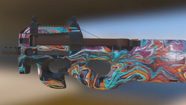 P90 | Colorful Apocalypse 3D Model
