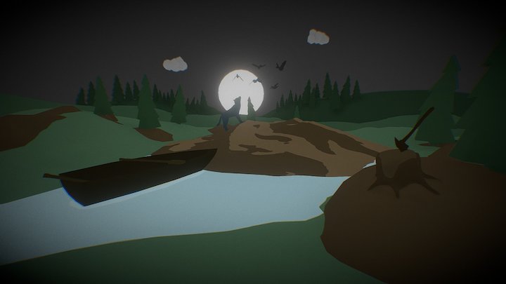 Land Of Wolves. 3D Model