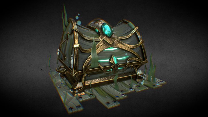 Angler's Treasure Chest 3D Model