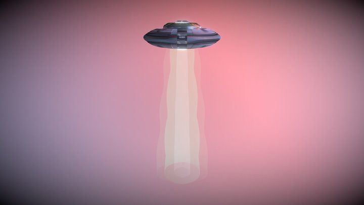 Spaceship Sci-fi Animated High detailed 3D model 3D Model