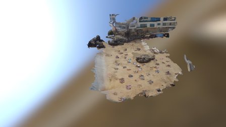 Praia Da Rainha 3D Model