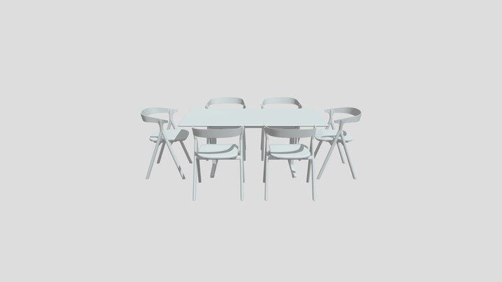 Dining Set 3D Model