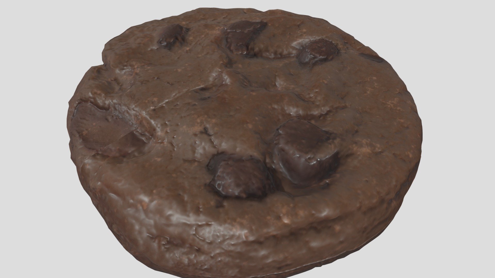 Chocolate Cookie - Buy Royalty Free 3D model by 3dlowpoly [4f58203 ...