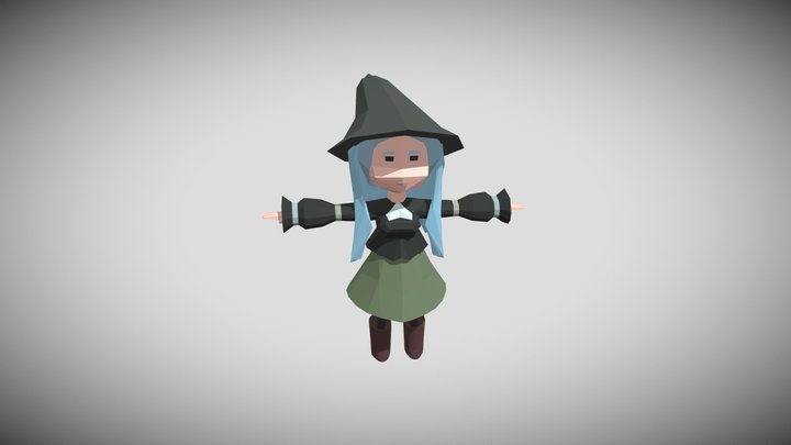 Modular Character 3 Standing Idle 3D Model