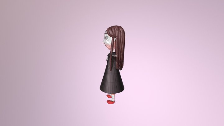 Girl model by spdinsor 3D Model