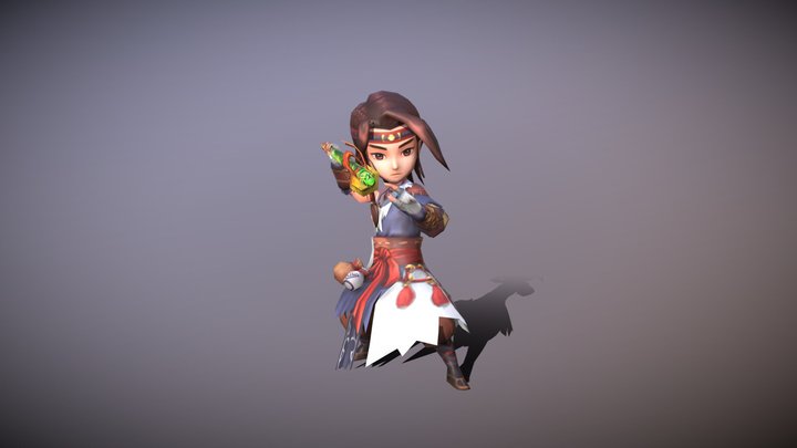 Character_Main_Cai_Bang 3D Model