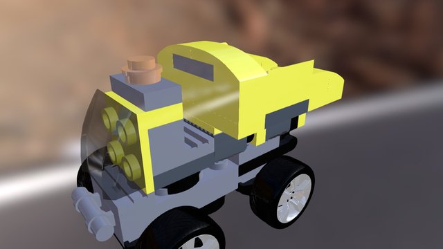 Lego truck 3D Model