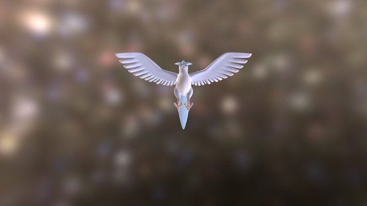 Shiny Articuno 3D Model