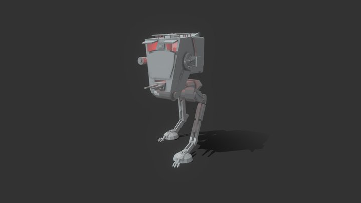 [FREE] AT-ST 3D Model