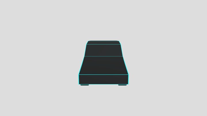 De Lorean Police 3D Model