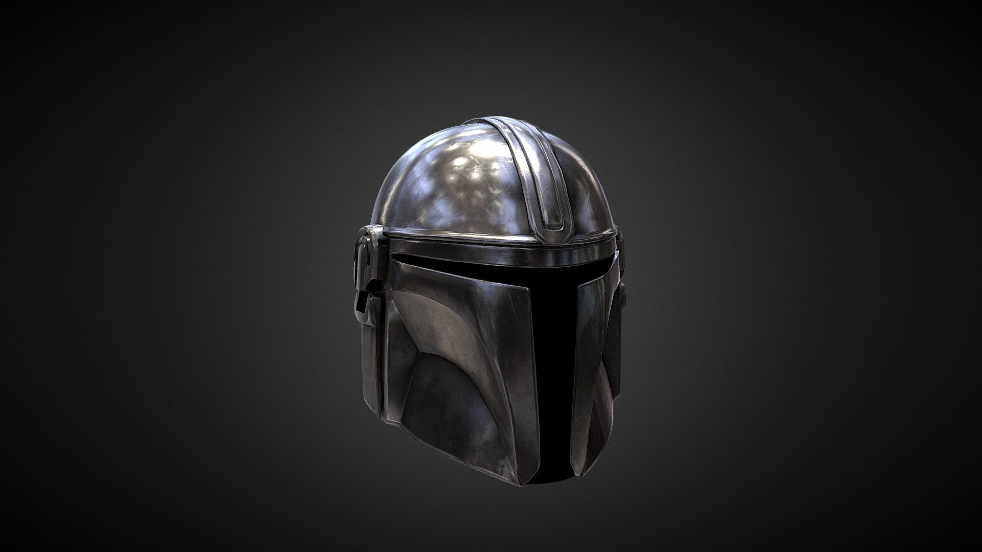 Mandalorian Helmet - 3d Model By Elvinguhl [4f5adc4] - Sketchfab