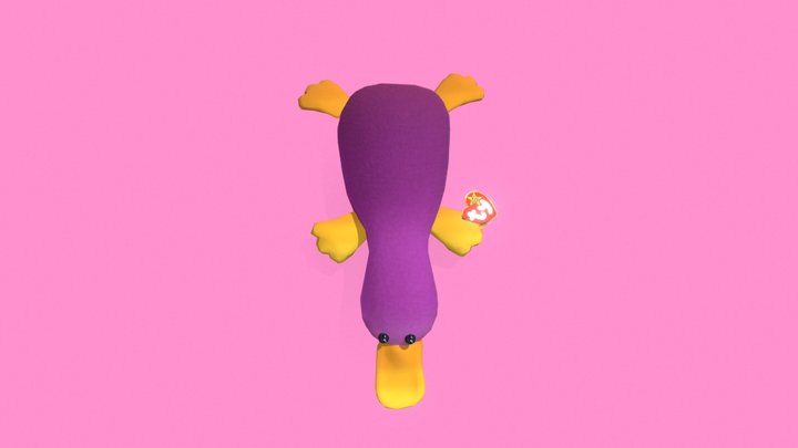 Patti the Platypus 3D Model