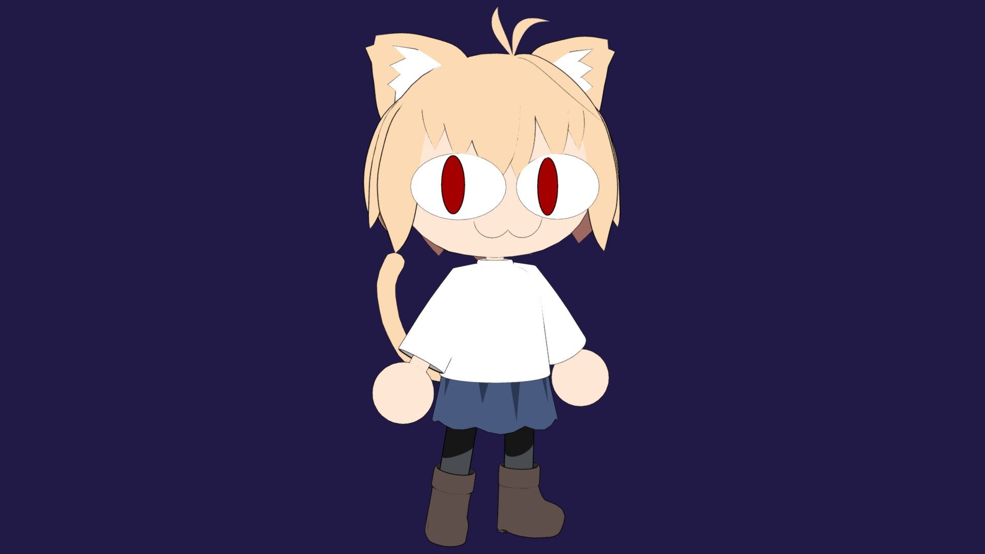 Neco-Arc (Remastered) - Melty Blood: Type Lumina - 3D model by