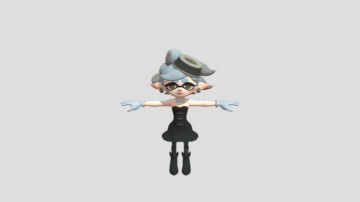 Marie in-game model 3D Model
