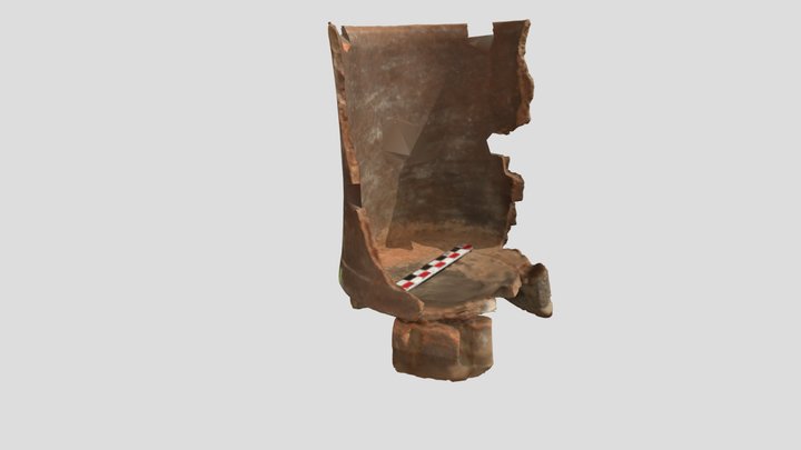Tripod Vessel in "Teotihuacanoid" Style 3D Model