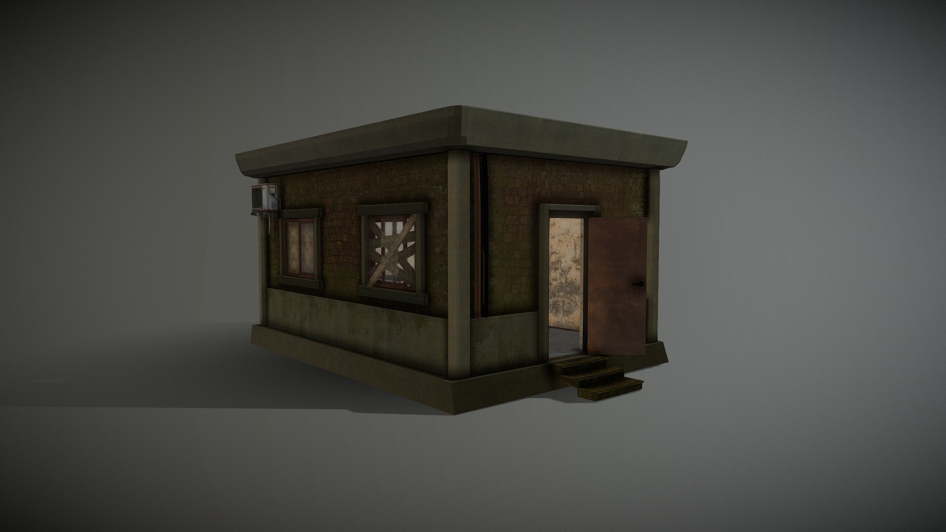 Abandoned Brick Building - Download Free 3D model by AspectStudios ...