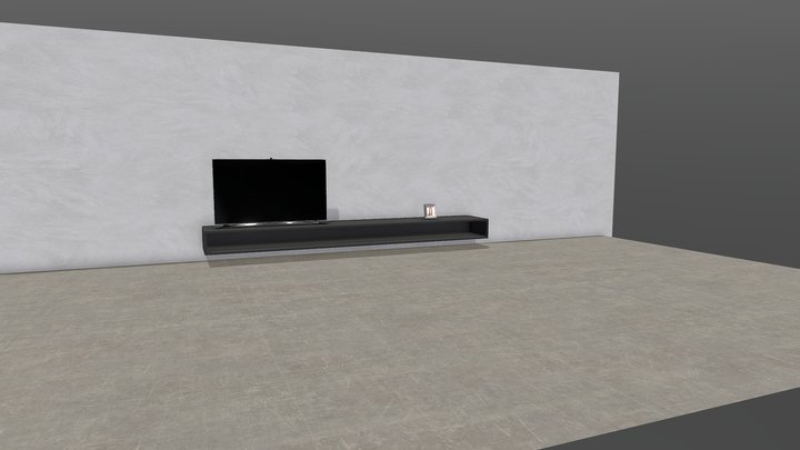 Tv Meubel V1 3D Model