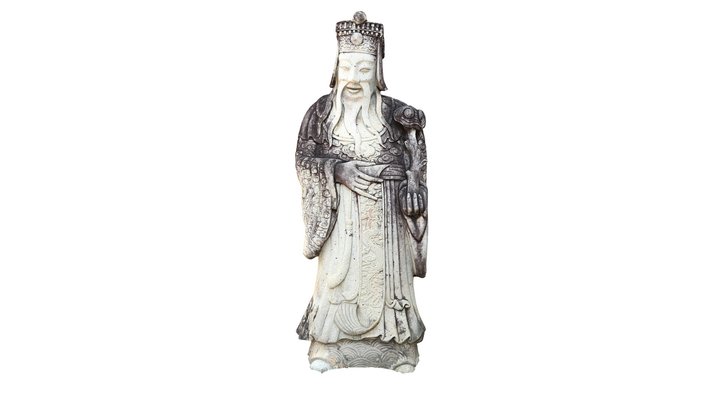 Chinese stone doll Wat Phol 27/30 3D Model