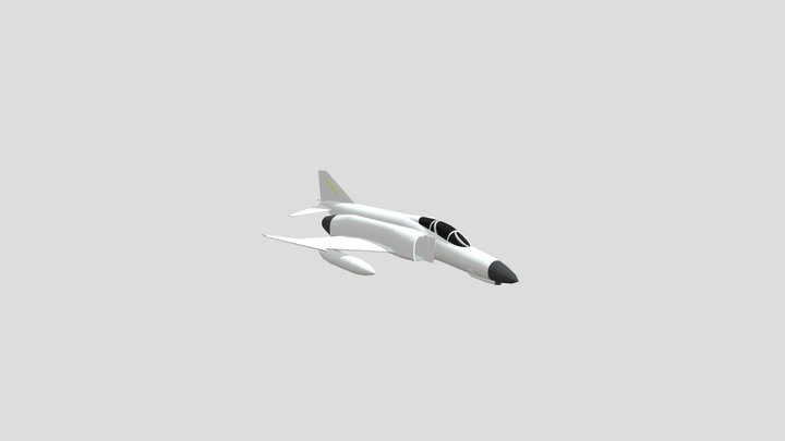 F-4E Phantom base model 3D Model
