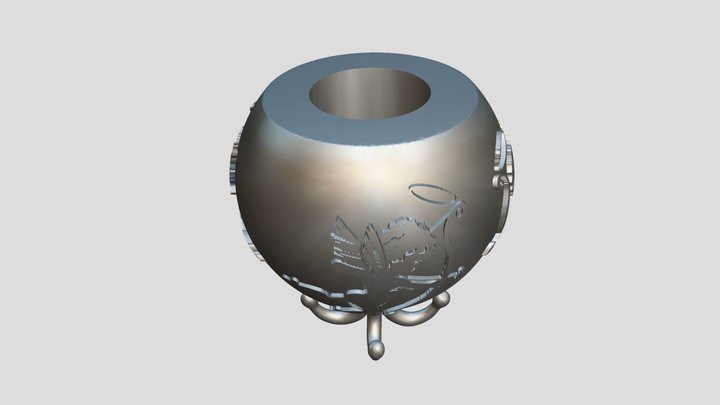 Cupid Candle Holder 3D Model