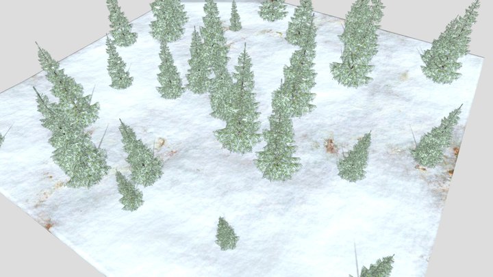 winter forest – Modelo 3D gratuito STL