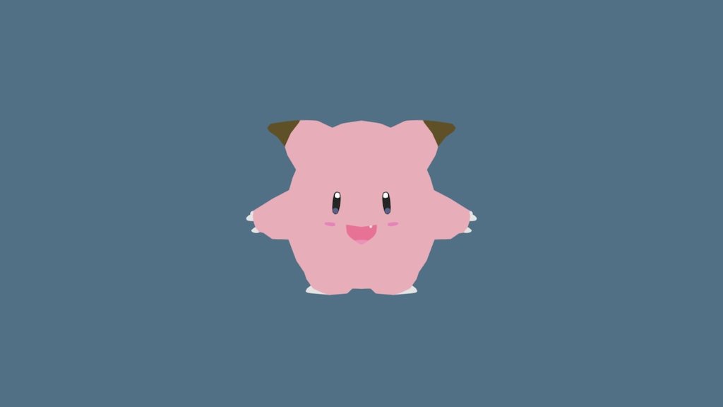 Clefairy - 3D model by Ashley (@divadev) [4f62f4b] - Sketchfab