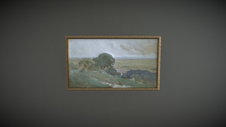 Frame Picture Landscape 3D Model