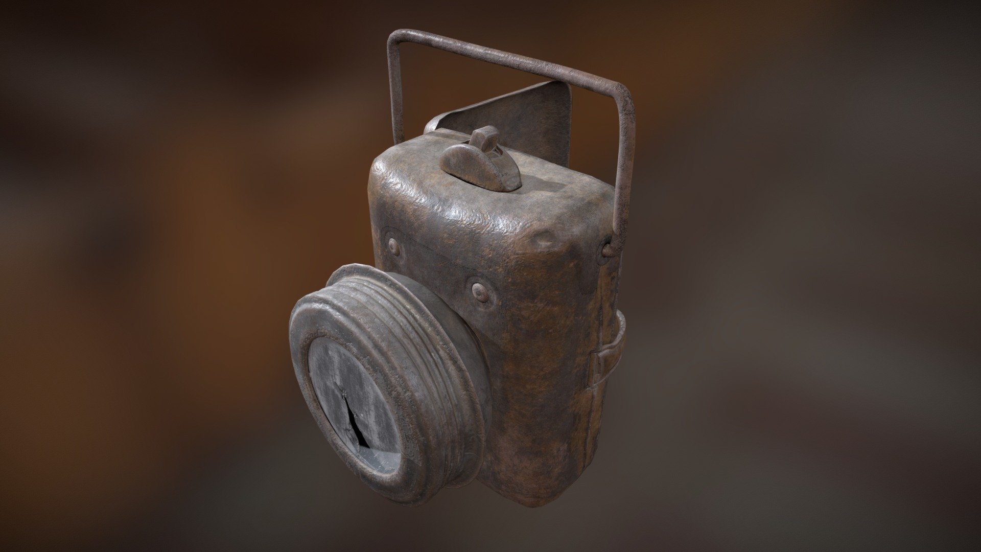 Old rusty flashlight 3D model by StefanLimon (StefanIO) [4f63ef7