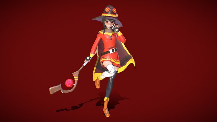 Anime Character | Konosuba: Megumin 3D Model